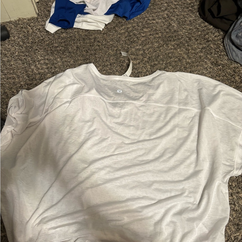 Lululemon White Athletic Top